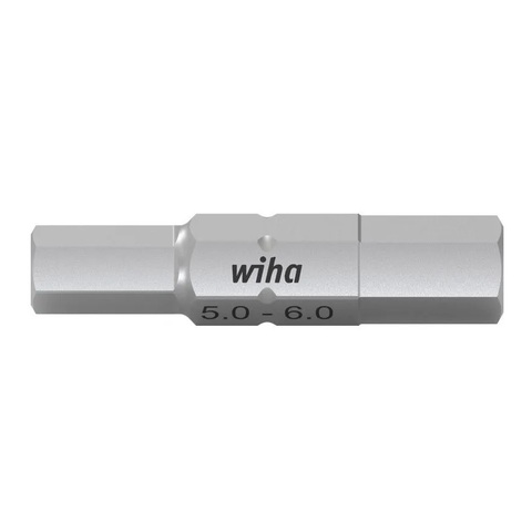 Бита двухсторонняя Doppelbit HEX5,0/HEX6,0 30мм Wiha 7413Z 43865