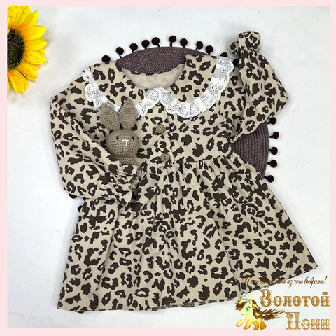 Платье хлопок детское (74-98) 250914-D519