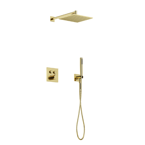 Sancos Linn SC9022BG Душевой комплект с термостатом, цвет: брашированное золото