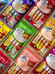 INABA Ciao Churu пюре для кошек вывода шерсти из ЖКТ куриное филе 14 г