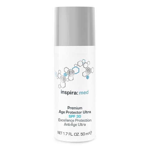 INSPIRA MED: Легкий многофункциональный anti-age крем-протектор SPF-30 для жирной и комбинированной кожи (Age Protector Ultra SPF-30)