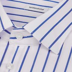 Сорочка мужская Seidensticker Slim Fit 01.849889-15 в синюю полоску