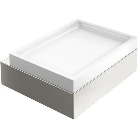 Boheme 10723-NB Мыльница настенная Qubic Nickel Brush