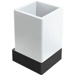 Boheme 10724-B Стакан настенный Qubic Black фото