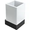 Boheme 10724-B Стакан настенный Qubic Black