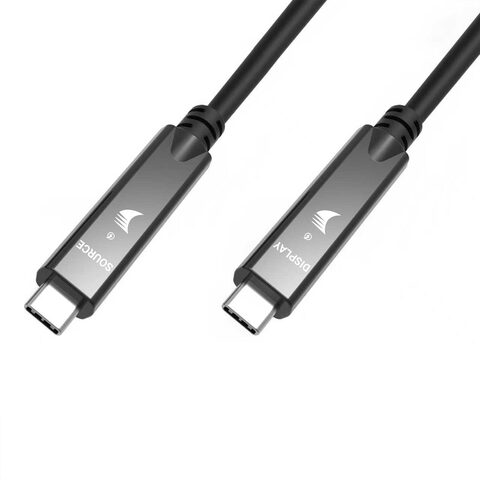 Активный оптический кабель USB-C – USB-C 10 м WyreStorm CAB-UAOC-USBC-10 — фото 2