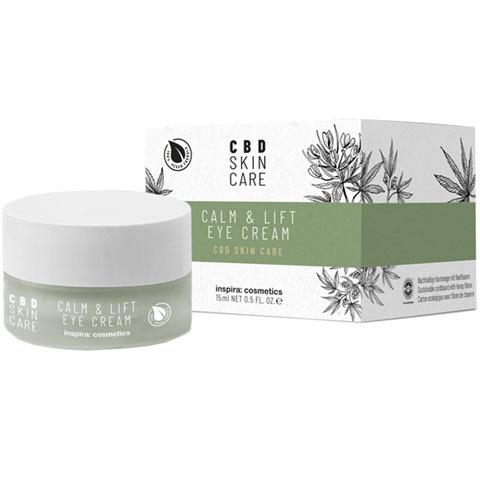 INSPIRA CBD Skin Care: Антистресс лифтинг-крем для контура глаз с маслом CBD (CALM & LIFT EYE Cream)