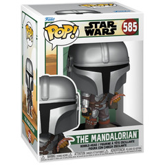 Funko POP! Bobble Star Wars Book of Boba Fett Mandalorian w/pouch (585)