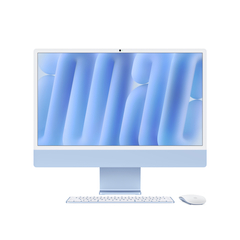 Моноблок Apple iMac 24" Retina 4,5K (M4 10C CPU, 10C GPU, 2024), 16 ГБ, 512 ГБ SSD, Голубой (Blue)