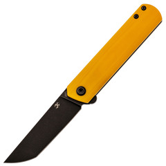 Фото Складной нож Kansept knives Foosa, сталь 154CM, G10 желтая