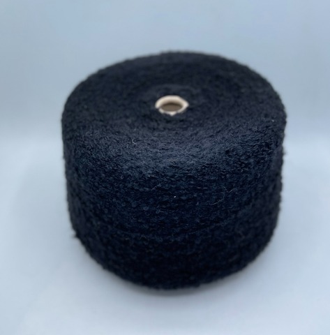 Alpes (пр.Италия), art.Souffle,380м/100гр. 12% кидмохер, 40% меринос, 30% акрил, 18% полиамид, цвет- Черный, арт.28344