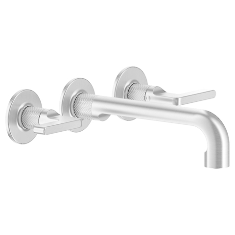 Gessi Inciso 58090#031 Встраиваемый смеситель для раковины на 3 отверстия с изливом 210-190мм (внешние части), цвет: хром