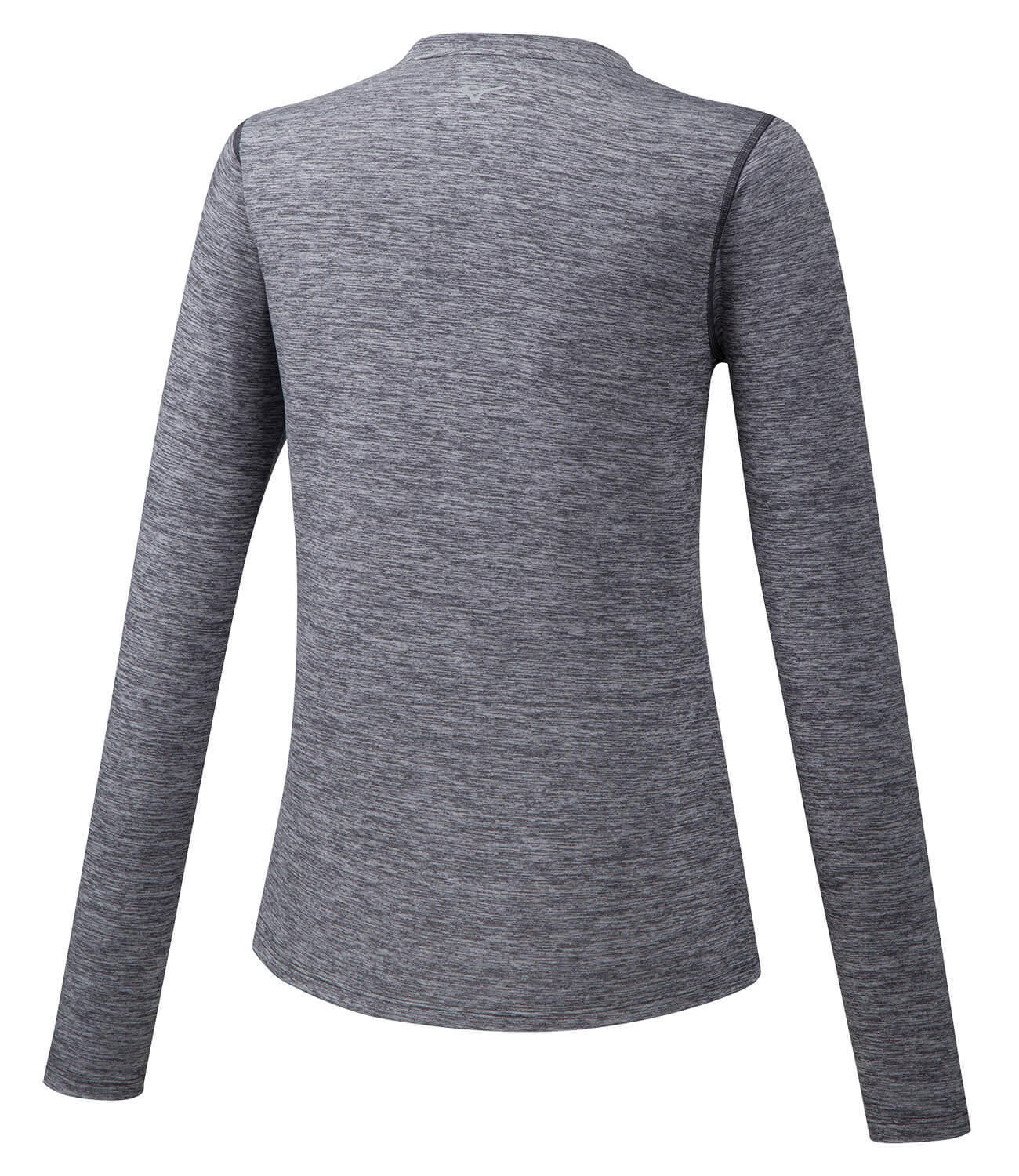 Mizuno Impulse Core Ls Tee футболка с длинным рукавом женская серая - 2