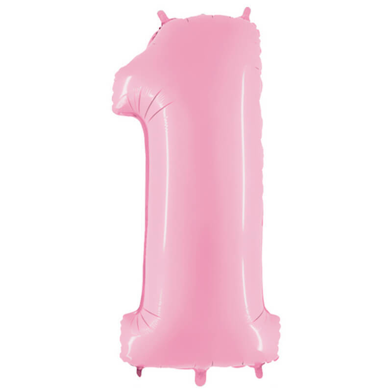 Г 40''/102 см, Цифра Розовый (Pink) 