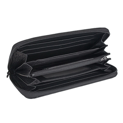 Портмоне Piquadro Modus, цвет чёрный, 19x10x2,2 см
