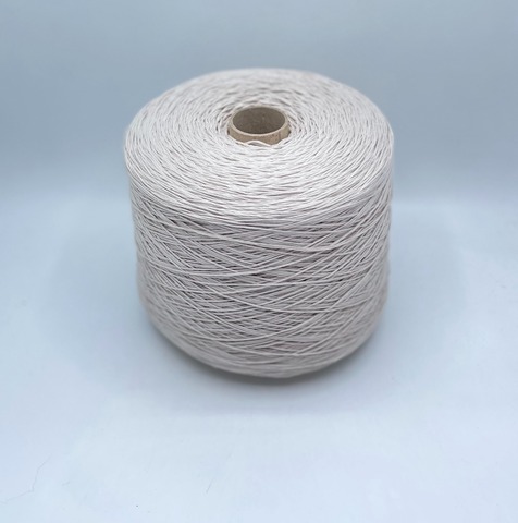 Бобинная пряжа (пр.Италия), art.Cotone, 350м/100 гр. 100%Хлопок, цвет-Алебастр , арт.34750