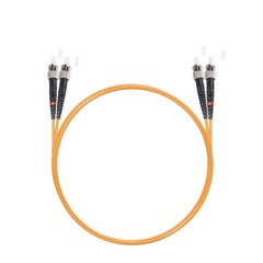 Патч Корд Оптоволоконный ST/UPC-ST/UPC MM OM2 50/125 Duplex 3.0мм 1 м