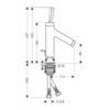 Axor Starck 10111250 Cмеситель для раковины, цвет шлифованное золото