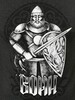 Футболка Siberias Barbarian Воин граффит