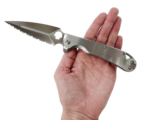 Нож Arrow frame lock full serrated, DAGGERR, FM02-1FRST STSR