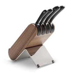 Набор из 4 кухонных ножей и подставки ROBERT WELCH Signature knife арт. SIGQW2091V/5