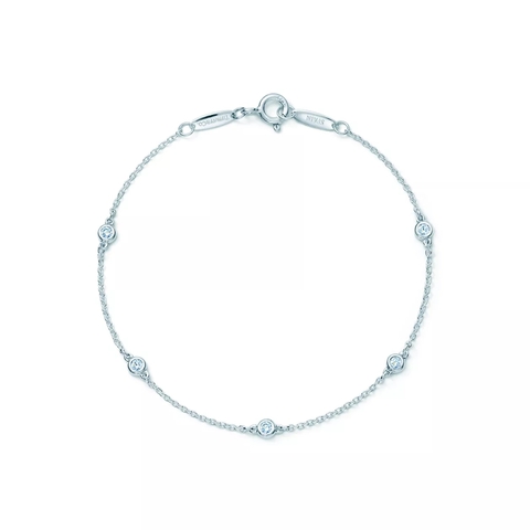 Браслет из серебра с бриллиантами по окружности 💎Tiffany. Yard 0.25ct. В наличии