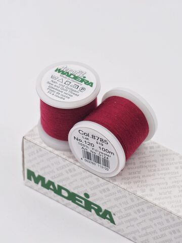 Нитки швейные Madeira aerofil №120 Col. 8785 брусника (100 м)