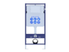 Aquatek SET Aquatek ДИВА 4в1 SET Aquatek ДИВА-023 4в1 (рама Aquatek Standard INS-0000012+ кркпеж KKI-0000002+клавиша KDI-0000023+унитаз ДИВА AQ2012-00 с тонким сиденьем soft-close
