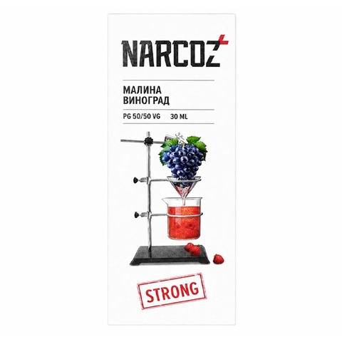 Жидкость NARCOZ Salt 2% STRONG 30 ml - Малина Виноград