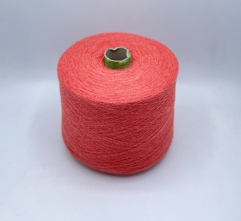 Loro Piana (пр.Италия),art-Cashmere, 2/27 1350м / 100 гр. 100% Кашемир , цвет-Оранжевый коралл,меланж,арт-28796
