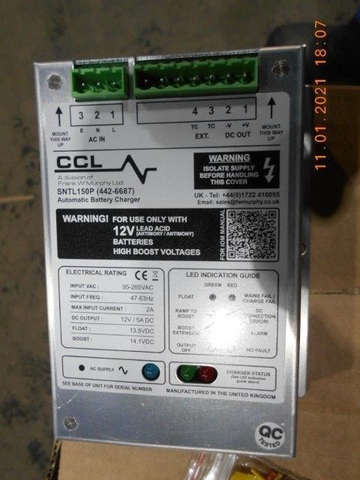 Блок подзарядки аккумулятора (для свинцово-кислотных АКБ) / BATTERY CHARGER SNTL150-P 12V 5A АРТ: 10000-61770