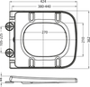 BelBagno BB309SC Сиденье дюропластовое быстросъемное с металлическим креплением, механизмом Soft Close, цвет: белый