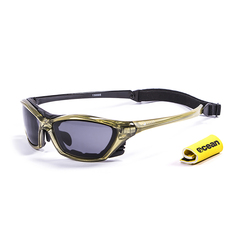 Спортивные очки OCEAN Lake Garda Transparent Green / Grey Polarized lenses