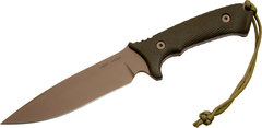 Фото Нож с фиксированным клинком Spartan Blades Harsey Hunter Combat, сталь CPM-S35VN, рукоять микарта, зеленый