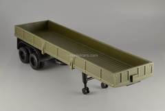 Ural-44202 with semitrailer khaki Elecon 1:43