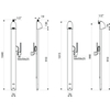 Delabie 714800DP Душевая панель SPORTING , анодированный алюминий M1/2'', 230/6V, струя дождик