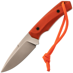 Фото Нож Pocket Wolf Мини Тактик, сталь AUS10Co, рукоять G10, оранжевый