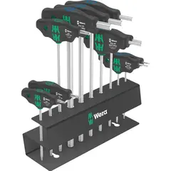 Набор отвёрток с т-образной ручкой HEX/TORX 10 предметов WERA 05023340001