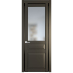 Межкомнатная дверь эмаль Profil Doors 1.5.3PD перламутр бронза остеклённая