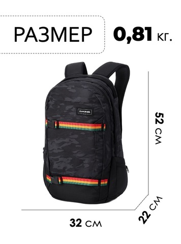Картинка рюкзак для сноуборда Dakine mission 25l 2019 Black - 2