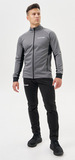 Костюм для лыж и зимнего бега Nordski Core Grey/Black мужской