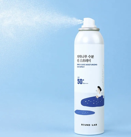 Round Lab охлаждающий SPF-спрей Birch Juice Moisturizing Sun Spray 150 мл