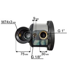 Корпус насоса водяного QUATTRO ELEMENTI A1101FL (910-232-023)