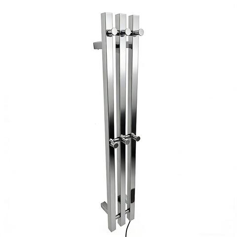 Полотенцесушитель электрический Rein Trio Cube-Chrome 1200*150 мм