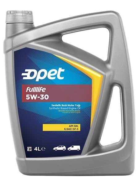 Моторное масло Opet Fulllife 5W30 синтетическое 4л