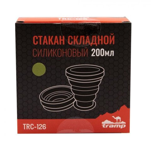 Картинка стакан складной Tramp TRC-126 оливковый - 8