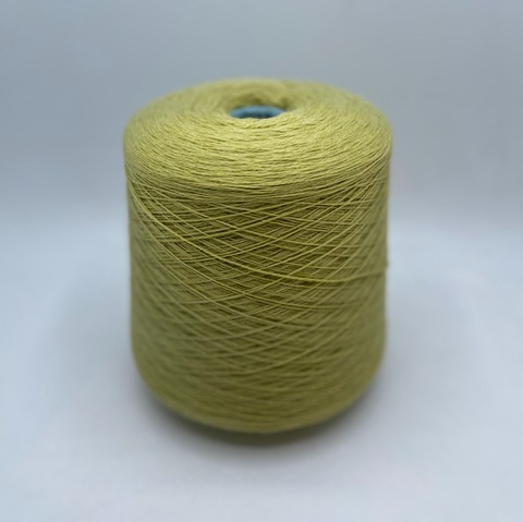 Бобинная пряжа (пр.Италия), art-Wolly sport 2/14 700/100гр. 100% Меринос , цвет-Светлый желто-зеленый арт.25035