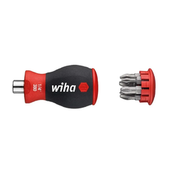 Отвертка с насадками Stubby SL/PZ 57мм 6шт Wiha 3801-04 33746 (SB)