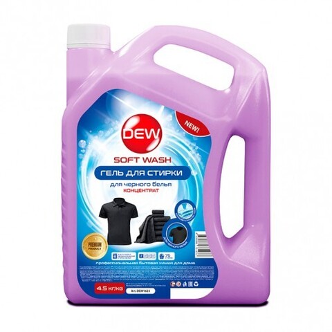 DEW Гель для стирки черного белья Soft wash 4,2л