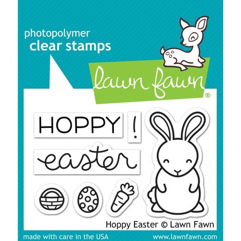 Набор штампов Lawn Fawn Clear Stamps 5х8см - Hoppy Easter